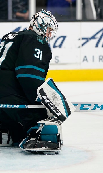 Martin Jones makes 33 saves, Sharks beat Kings 4-1
